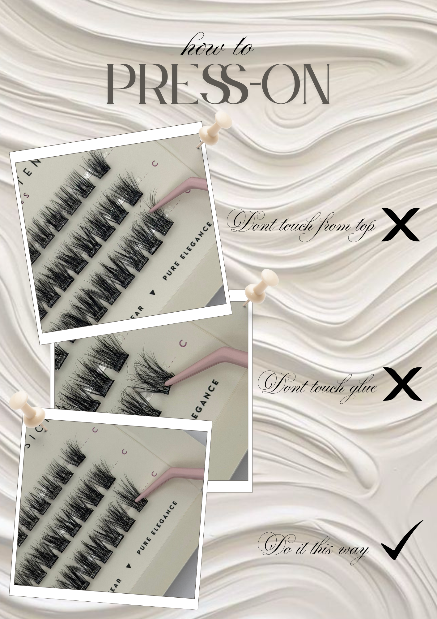 PRESS ON LASHES - NATURAL